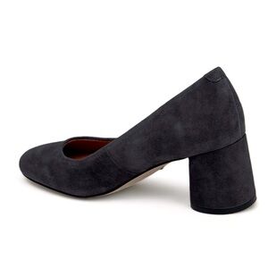 CC Corso Como Black Suede Elegant Cylindrical Heel Briarcliff Pumps Women 9.5